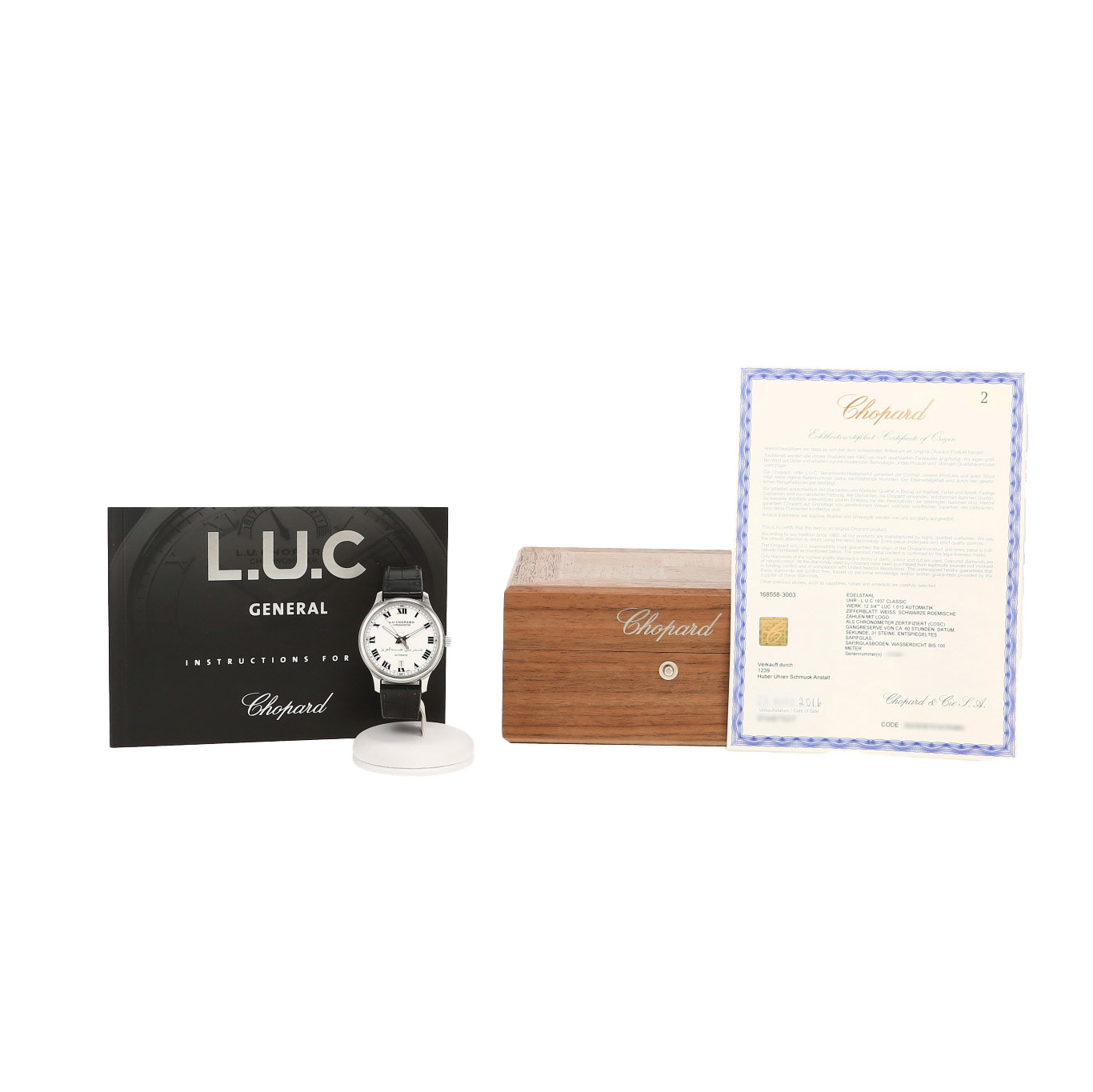 Montre Chopard L.U.C en acier Vers 2016