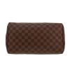 Louis Vuitton  Speedy 30 handbag  in ebene damier canvas  and brown leather - Detail D1 thumbnail