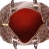 Louis Vuitton  Speedy 30 handbag  in ebene damier canvas  and brown leather - Detail D3 thumbnail