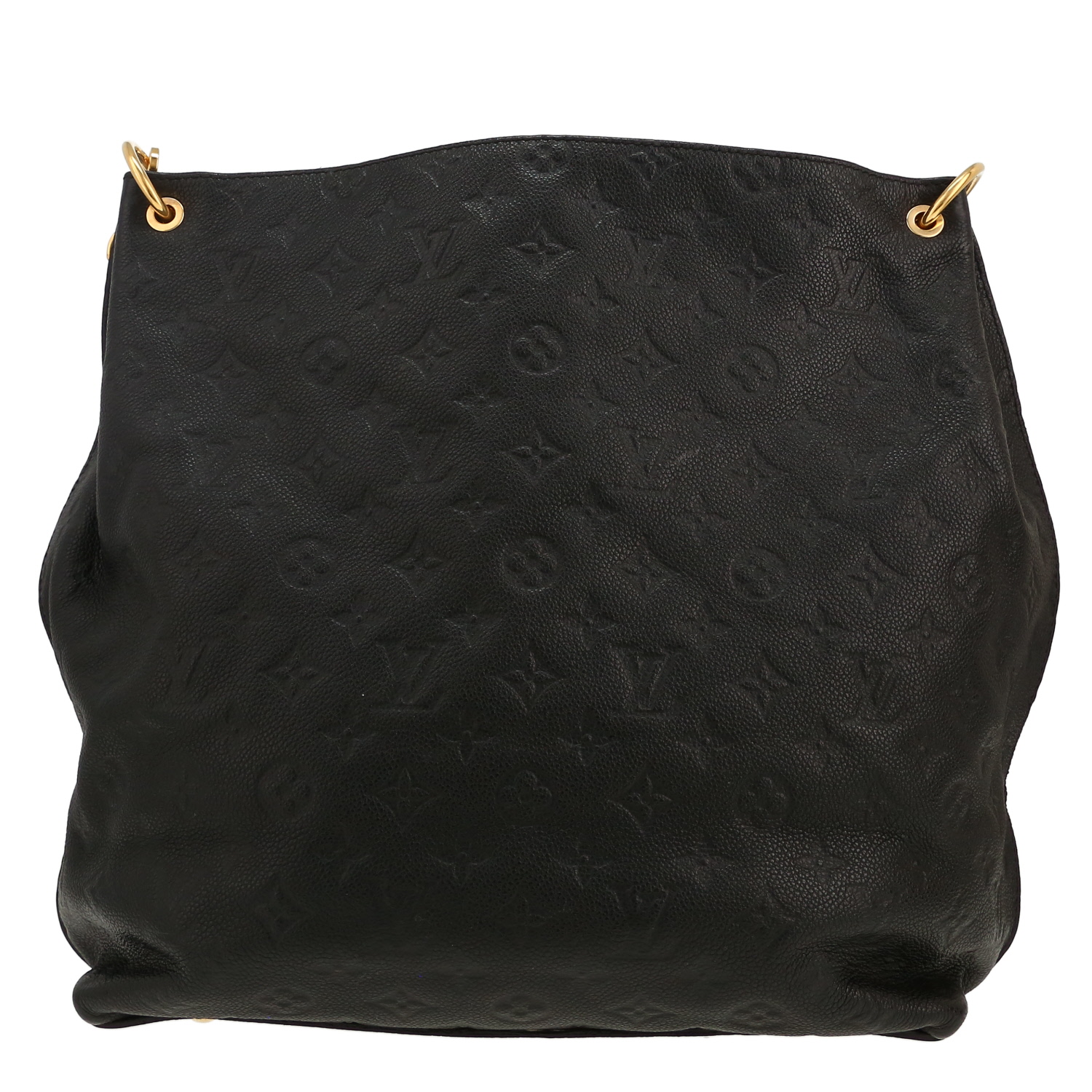 Sac à main Louis Vuitton  Metis Hobo en cuir monogram empreinte noir - Detail D4
