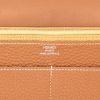 Portefeuille Hermès  Dogon en cuir taurillon clémence gold - Detail D2 thumbnail