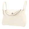 Borsa Hermès  Lindy 30 cm in pelle togo bianca - 00pp thumbnail
