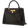 Hermès  Kelly 28 cm handbag  in black box leather - 00pp thumbnail