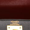 Sac à main Hermès  Kelly 28 cm en cuir box vert, bleu-marine et rouge - Detail D2 thumbnail