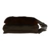 Pochette Prada   en toile noire et fourrure marron - Detail D1 thumbnail