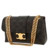 Borsa a tracolla Celine  Victoire Teen in tela "Triomphe" marrone e pelle marrone - 00pp thumbnail