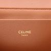 Celine  Victoire Teen shoulder bag  in brown "Triomphe" canvas  and brown leather - Detail D2 thumbnail