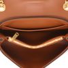 Celine  Victoire Teen shoulder bag  in brown "Triomphe" canvas  and brown leather - Detail D3 thumbnail