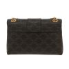 Celine  Victoire Teen shoulder bag  in brown "Triomphe" canvas  and brown leather - Detail D5 thumbnail