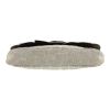 Chanel   handbag  in grey canvas  and beige patent leather - Detail D1 thumbnail