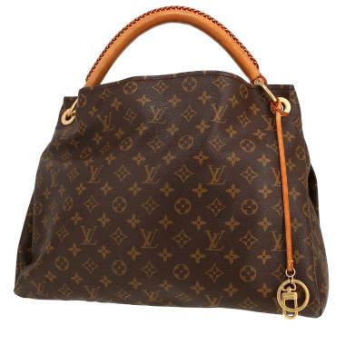 Borsa Louis Vuitton  Artsy in tela monogram marrone e pelle naturale