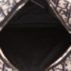 Dior  8 shoulder bag  in blue and beige monogram canvas Oblique  and black canvas - Detail D3 thumbnail