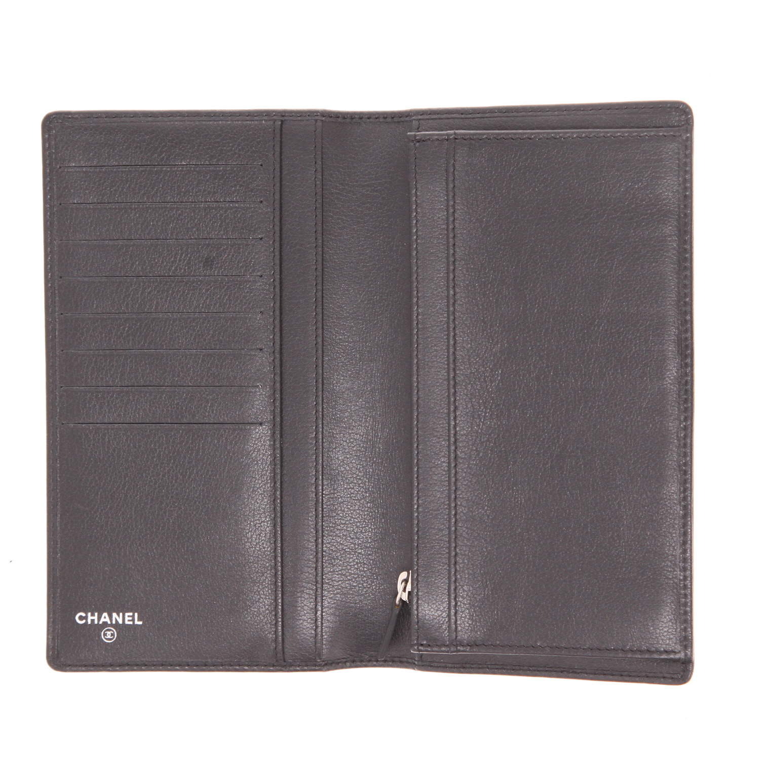 Portafogli Chanel   in pelle nera - Detail D3