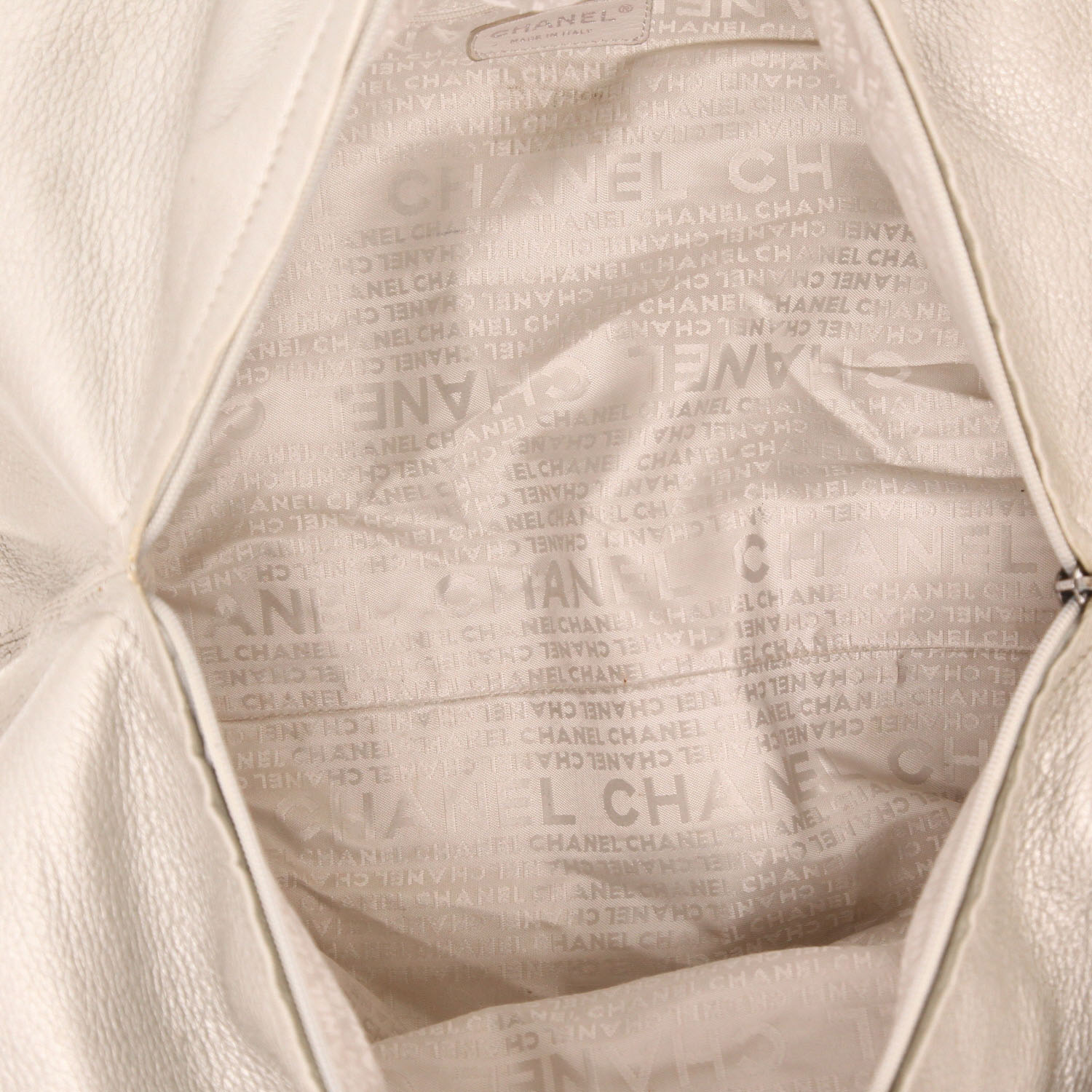 Borsa Chanel   in pelle trapuntata argentata - Detail D3