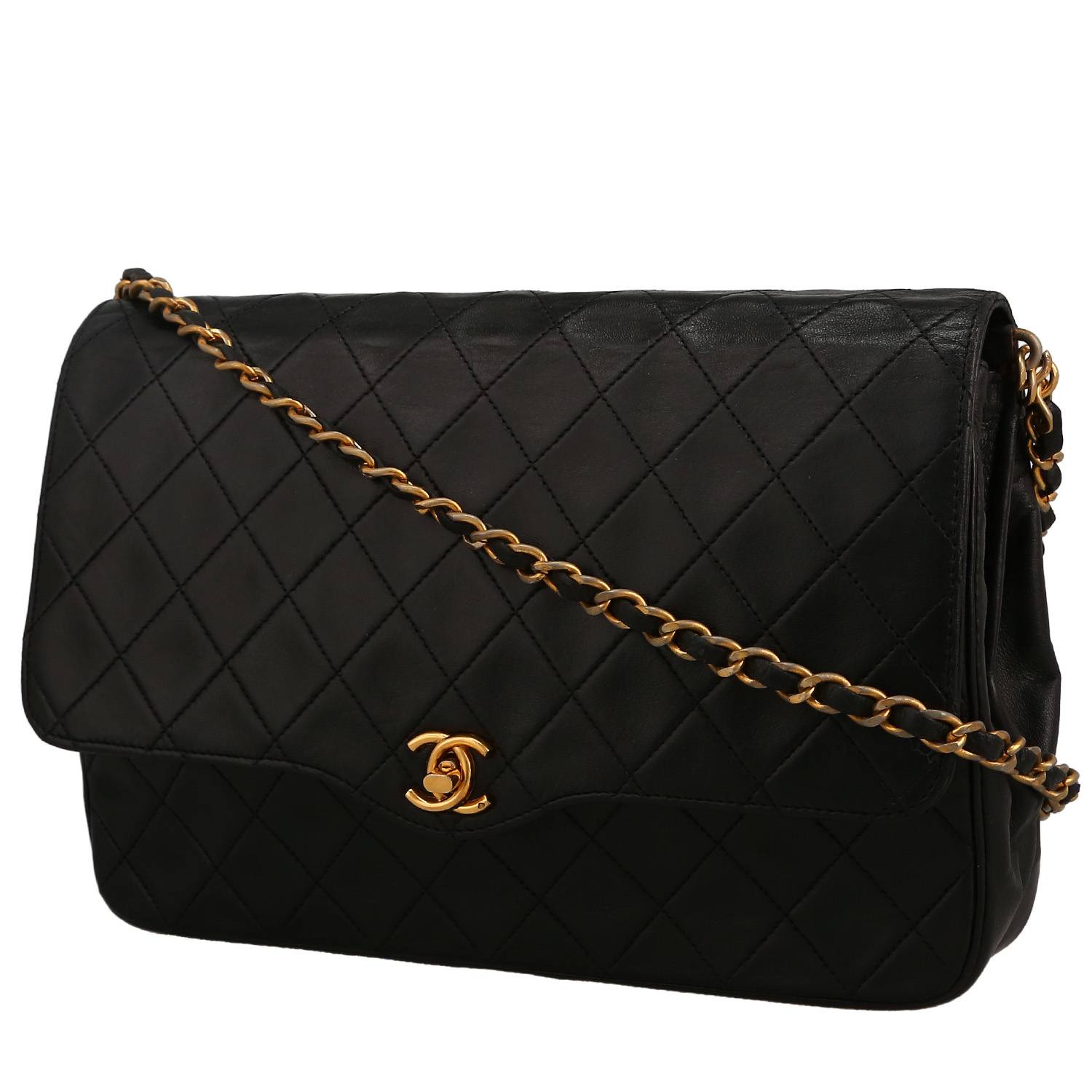 Borsa Chanel  Vintage in pelle trapuntata nera - 00pp
