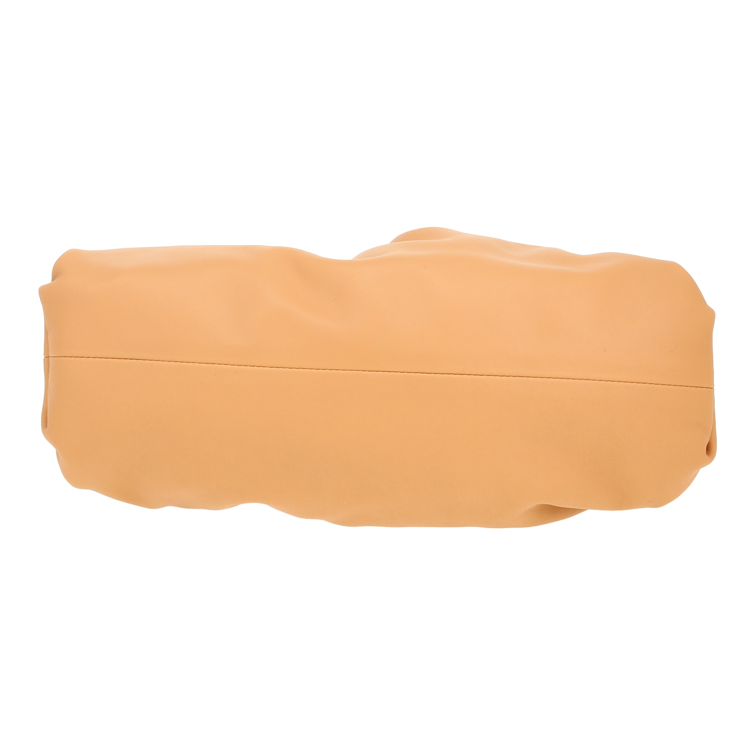 Pochette Bottega Veneta Pouch in pelle beige - Detail D1