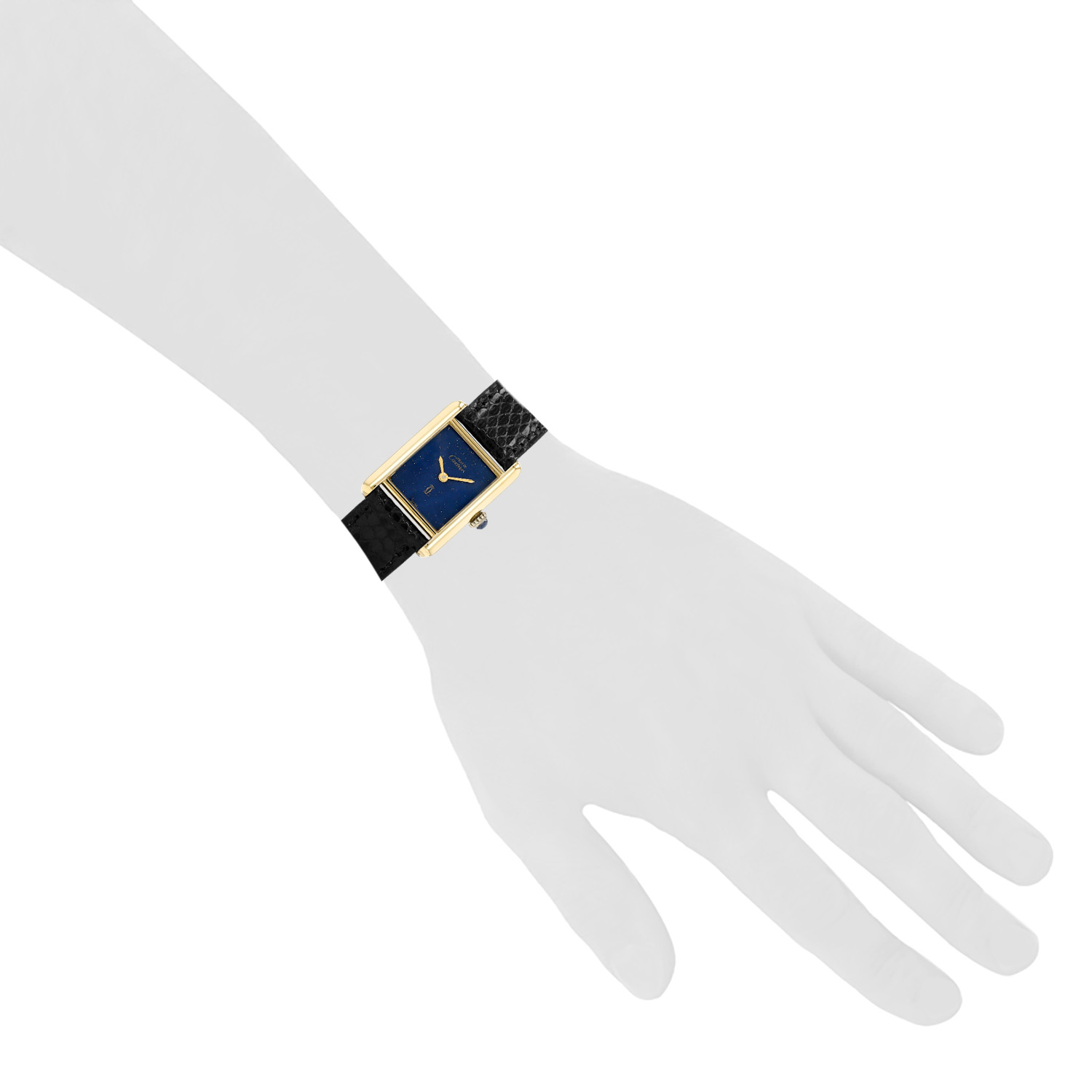 Montre Cartier Tank Must en vermeil Vers 1990 - Detail D1