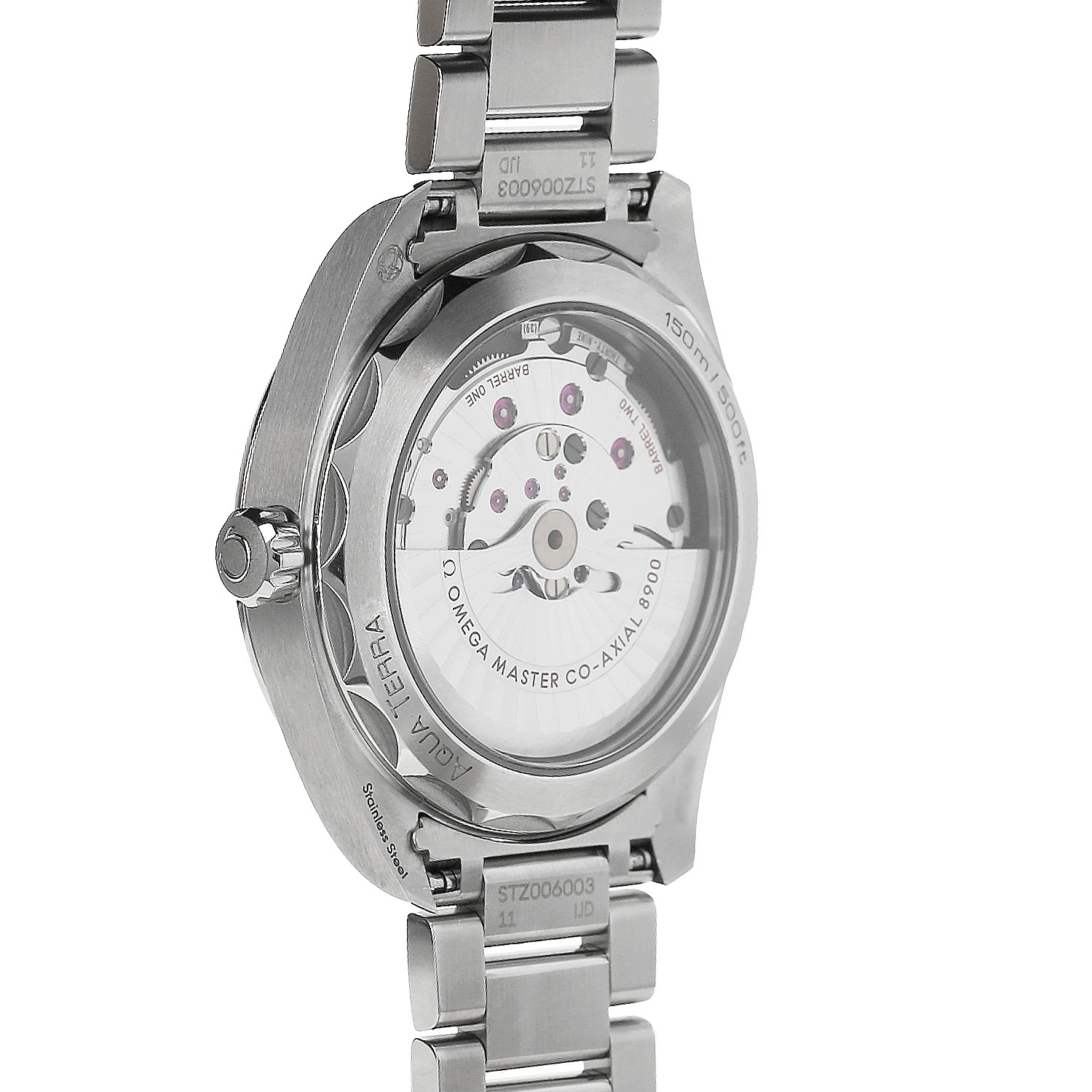 Omega Seamaster Aqua Terra  in stainless steel Ref: Omega - 220.10.41.21.02.001  Circa 2017 - Detail D3