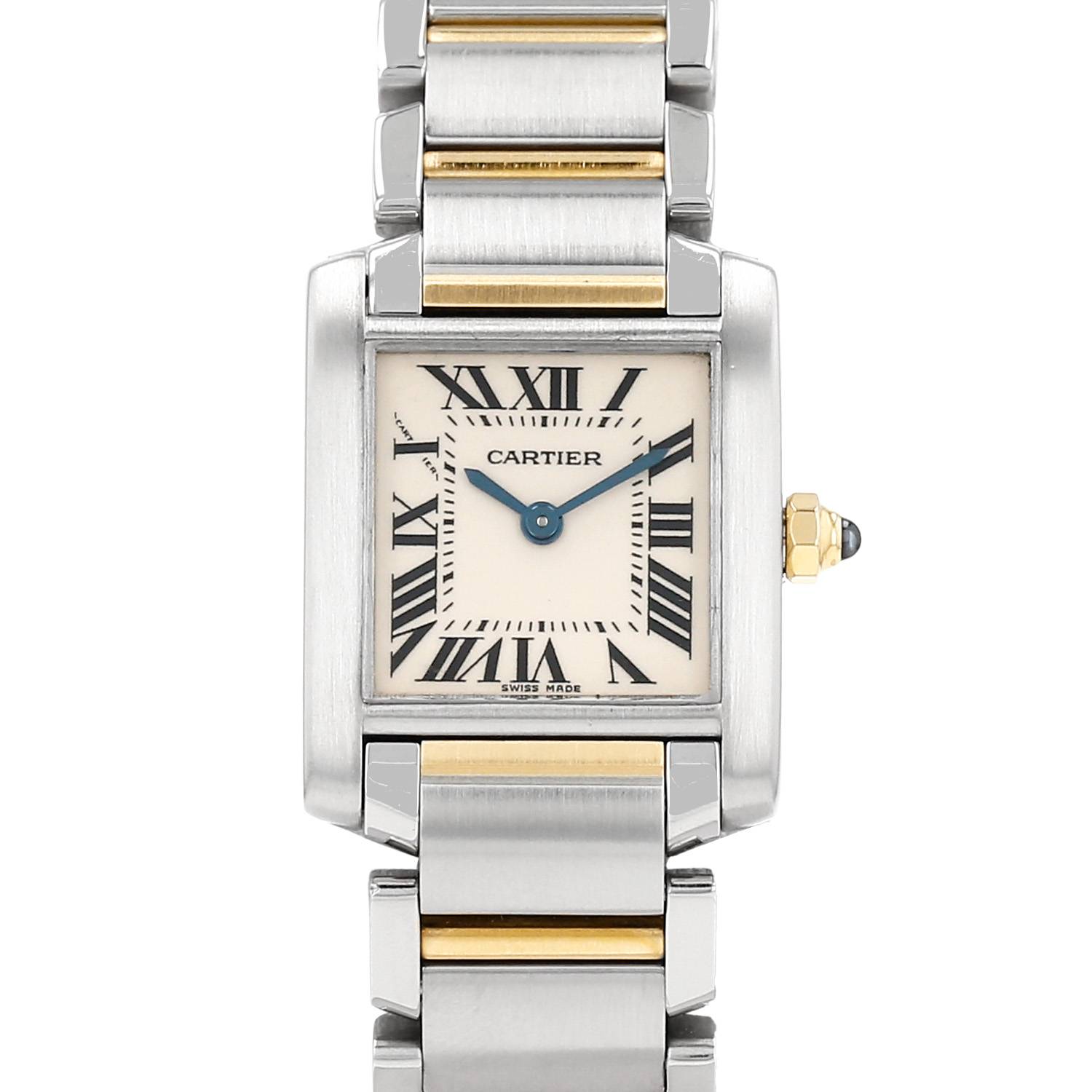 Reloj Cartier Tank Française de oro y acero Ref: Cartier - 2384  Circa 2000