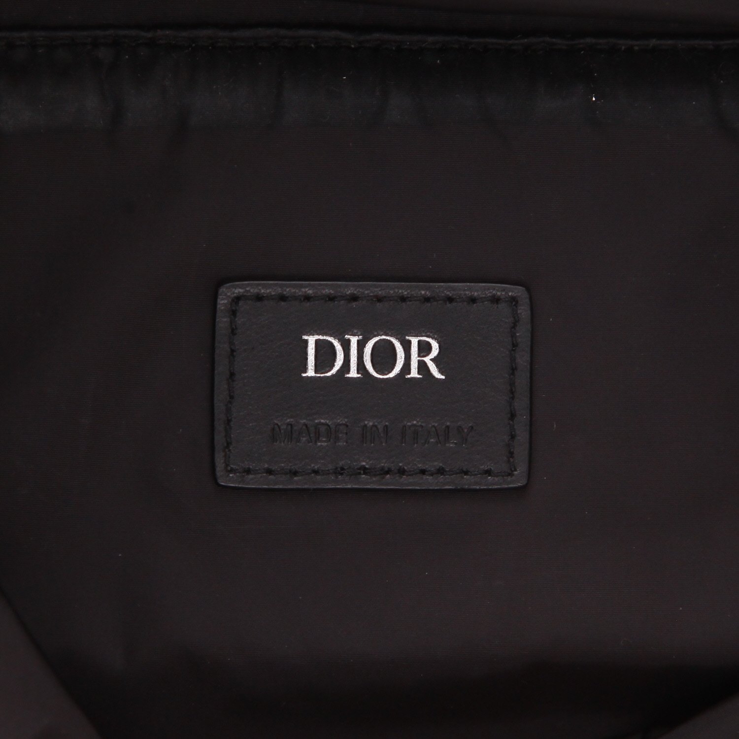 Dior  Hit the Road backpack  in black canvas  and black leather - Detail D2