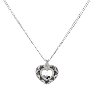 Collier Chopard Happy Diamonds en or blanc et diamants