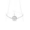 Bracelet Messika Lucky Move en or blanc et diamants - 360 thumbnail
