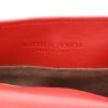 Borsa a tracolla Bottega Veneta   in pelle intrecciata rossa - Detail D2 thumbnail