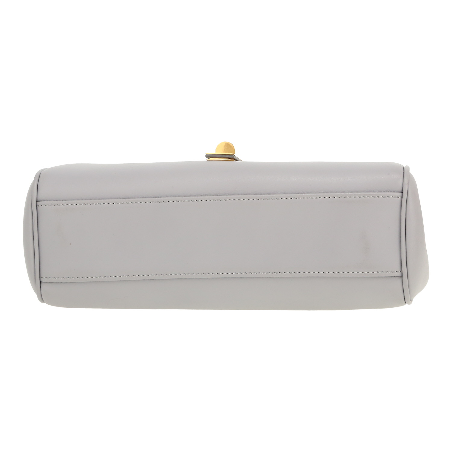 Celine Soft Teen shoulder bag in light blue leather - Detail D1