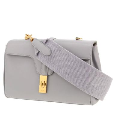 Borsa a tracolla Celine  Soft Teen in pelle celeste