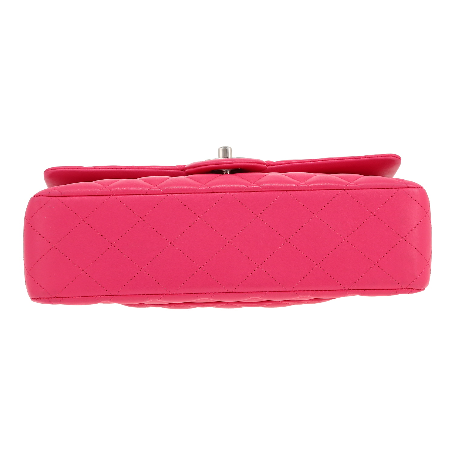 Sac à main Chanel  Timeless Classic en cuir matelassé rose - Detail D1