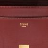 Borsa a tracolla Celine  16 in pelle bordeaux - Detail D2 thumbnail
