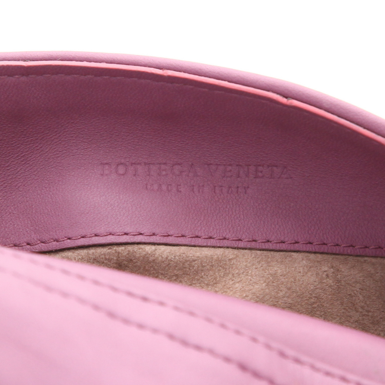 Bottega Veneta   handbag  in purple intrecciato leather - Detail D2