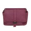 Sac à main Bottega Veneta   en cuir intrecciato violet - Detail D4 thumbnail