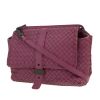 Bottega Veneta   handbag  in purple intrecciato leather - Detail D5 thumbnail