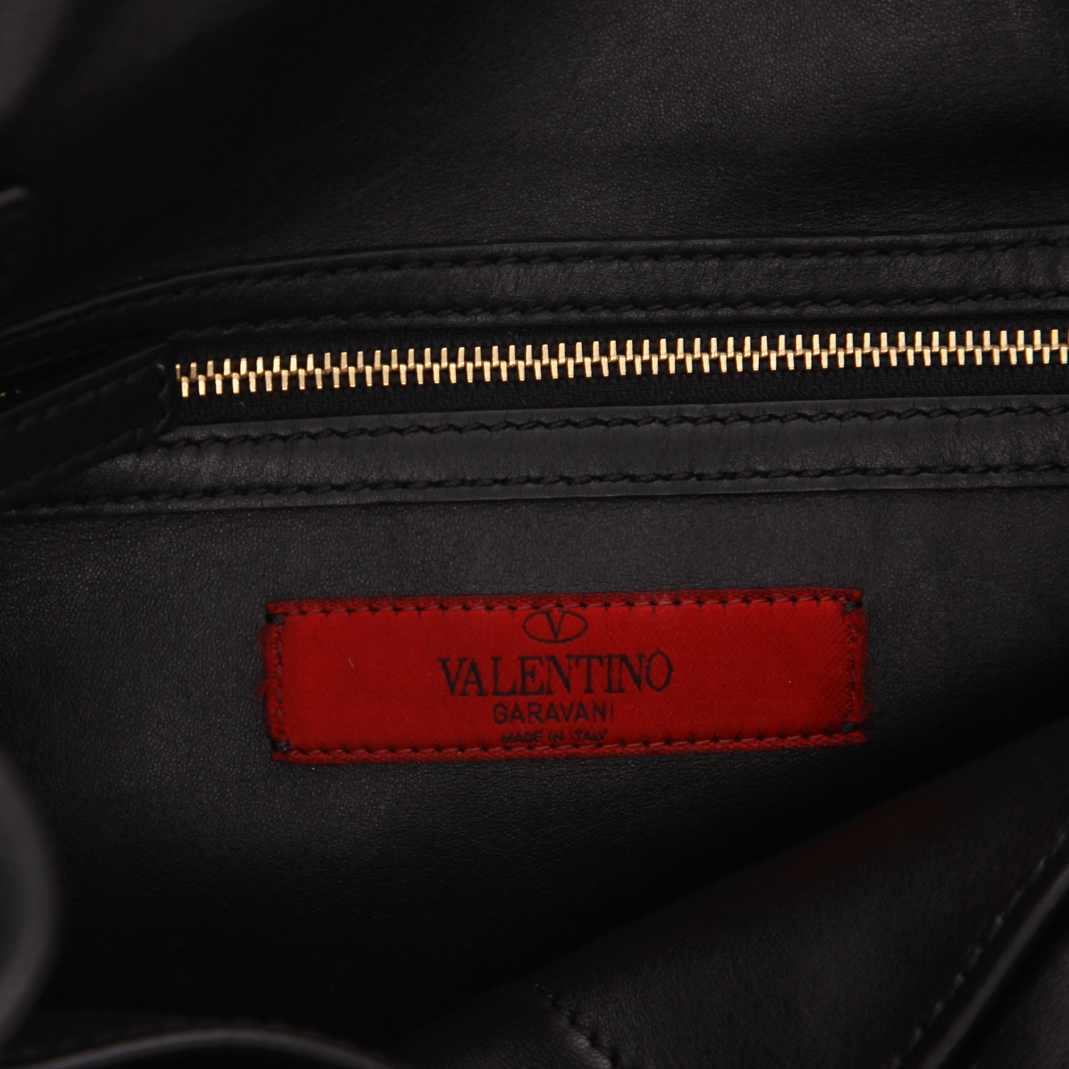 Borsa Valentino Garavani   in pelle nera - Detail D2