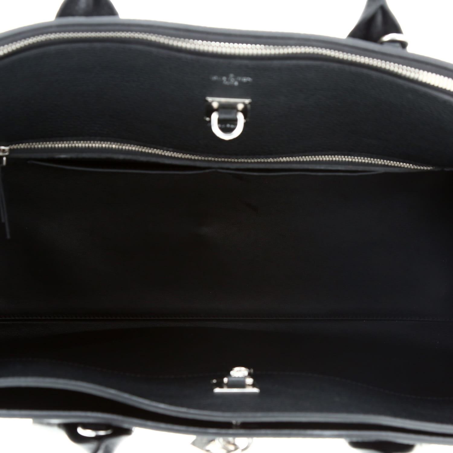 Sac de voyage Louis Vuitton  City Steamer en cuir noir - Detail D3