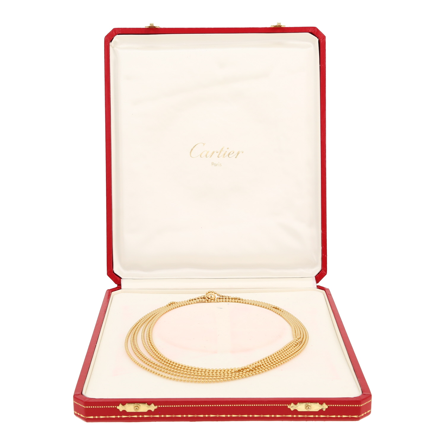 Collar Cartier Draperie de oro amarillo - Detail D2