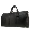 Sac de voyage Louis Vuitton  Keepall 50 en cuir épi noir - 00pp thumbnail