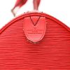 Bolsa de viaje Louis Vuitton  Keepall 50 en cuero Epi rojo y cuero rojo - Detail D2 thumbnail