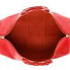 Borsa da viaggio Louis Vuitton  Keepall 50 in pelle Epi rossa e pelle rossa - Detail D3 thumbnail