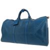 Bolsa de viaje Louis Vuitton  Keepall 50 en cuero Epi azul - 00pp thumbnail