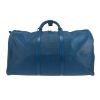 Borsa da viaggio Louis Vuitton  Keepall 50 in pelle Epi blu - Detail D4 thumbnail