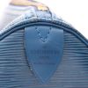 Louis Vuitton  Keepall 45 travel bag  in blue epi leather - Detail D2 thumbnail