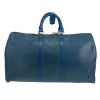 Louis Vuitton  Keepall 45 travel bag  in blue epi leather - Detail D4 thumbnail