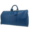 Louis Vuitton  Keepall 50 travel bag  in blue epi leather - 00pp thumbnail