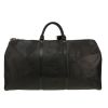 Louis Vuitton  Keepall 50 travel bag  in black epi leather  and natural leather - Detail D4 thumbnail