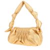 Bolso para llevar al hombro Miu Miu   en cuero dorado - 00pp thumbnail