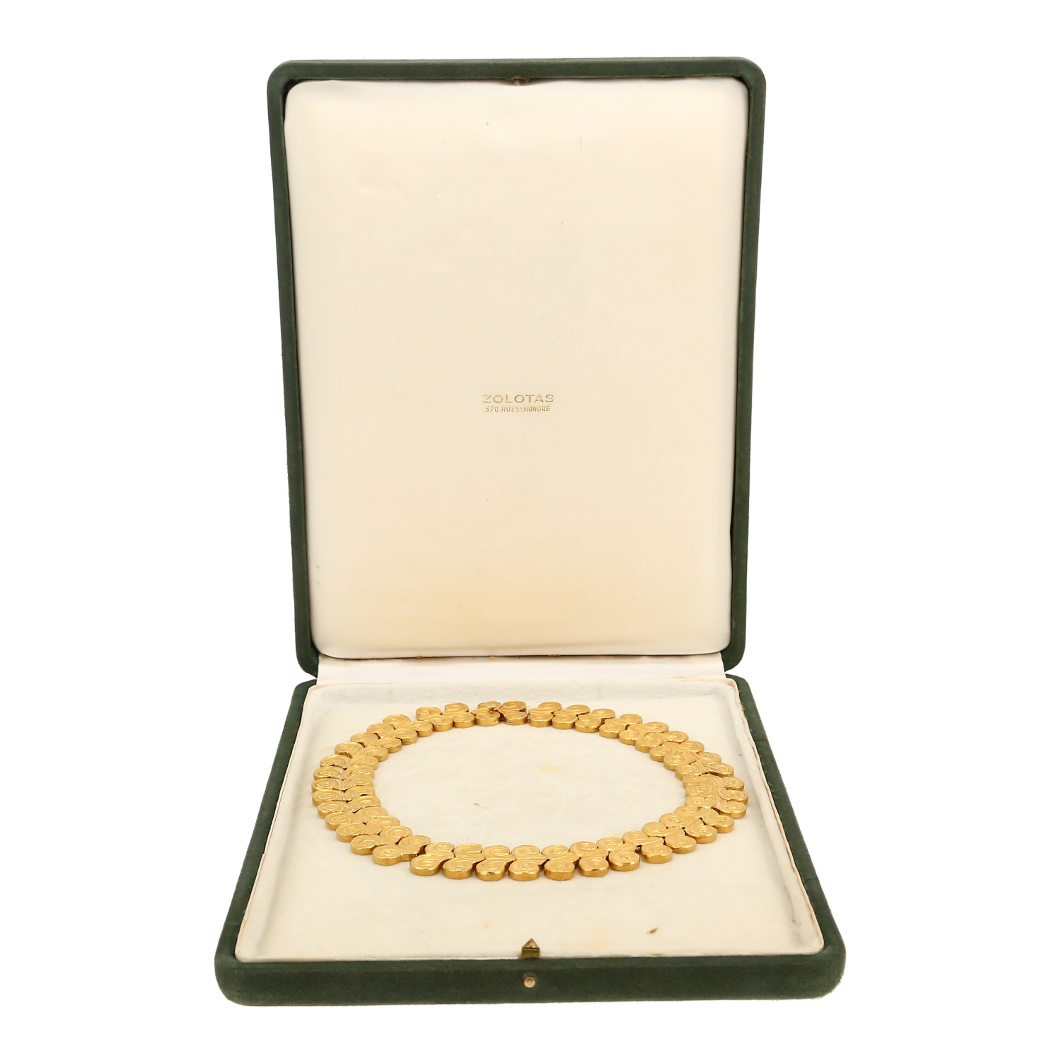 Collier Zolotas en or jaune - Detail D2