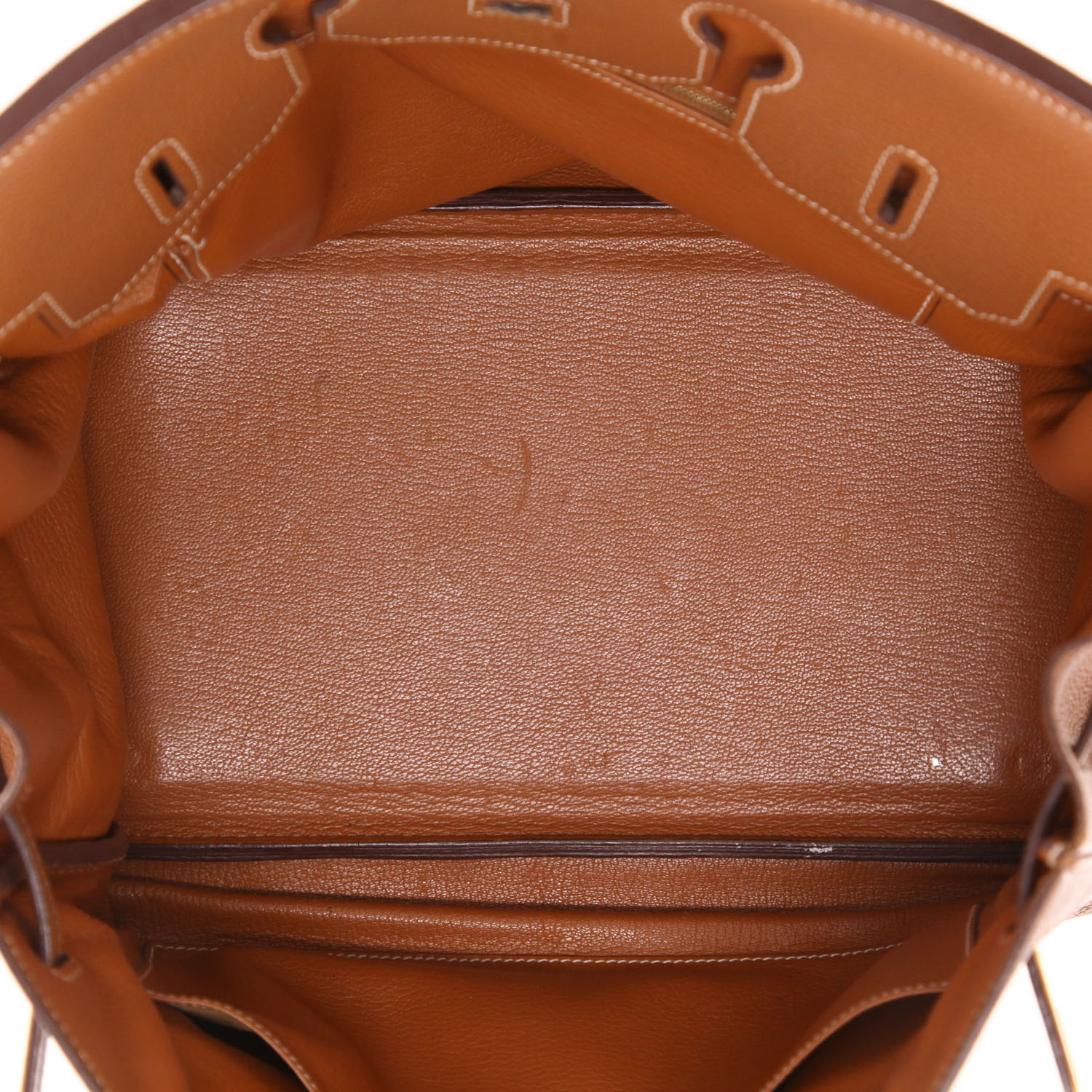 Borsa Hermès  Birkin 35 cm in pelle togo gold - Detail D3