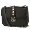 Borsa a tracolla Valentino Garavani  Rockstud modello piccolo  in pelle nera - 00pp thumbnail